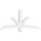 Ekena Millwork Davenport Architectural Grade PVC Gable Bracket, 60"W x 30"H x 4"D x 4"F, 12/12 Pitch GBP060X30X0404DAV00 - alternate 4